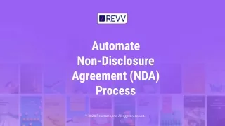 How to automate non-disclosure agreements (NDAs)?