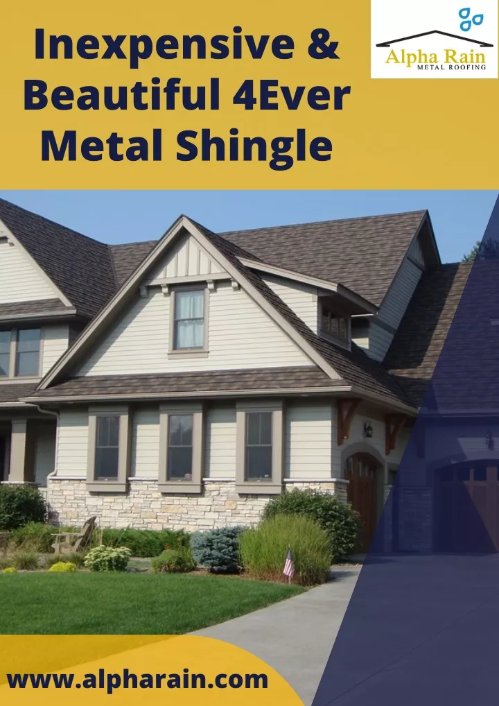 inexpensive beautiful 4ever metal shingle