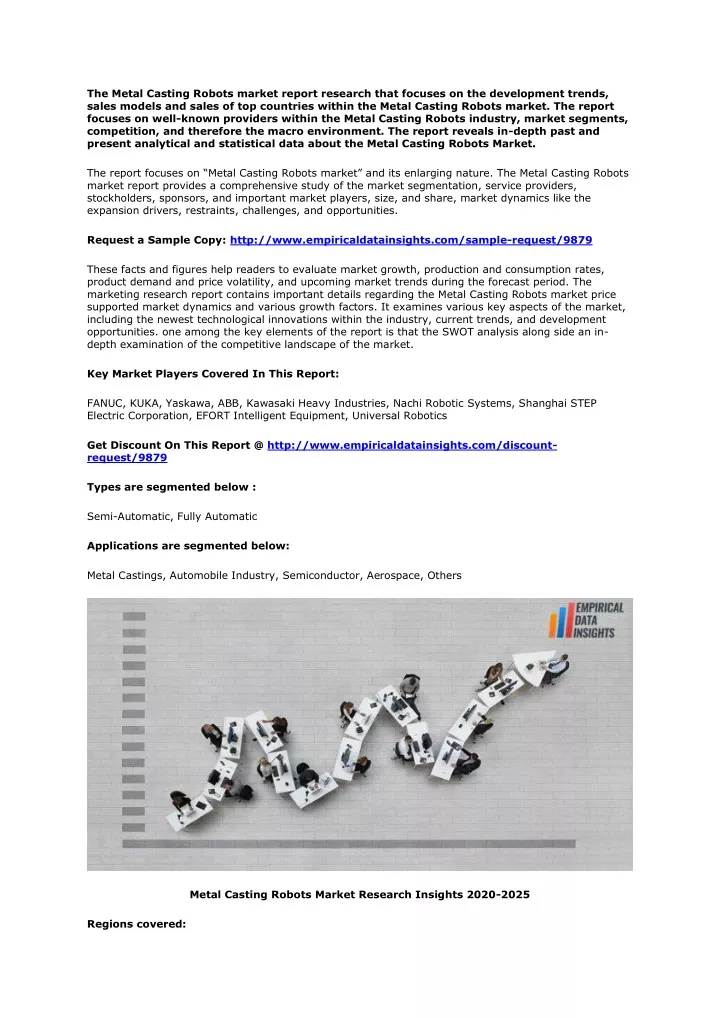 the metal casting robots market report research