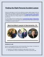Finding the Right Personal Accident Lawyer