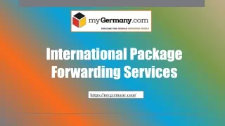 International Package Forwarding Services