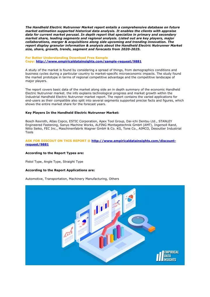 the handheld electric nutrunner market report