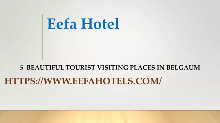 eefa hotel