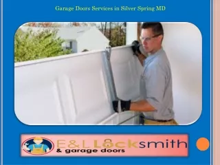 Garage Doors Services in Silver Spring MD