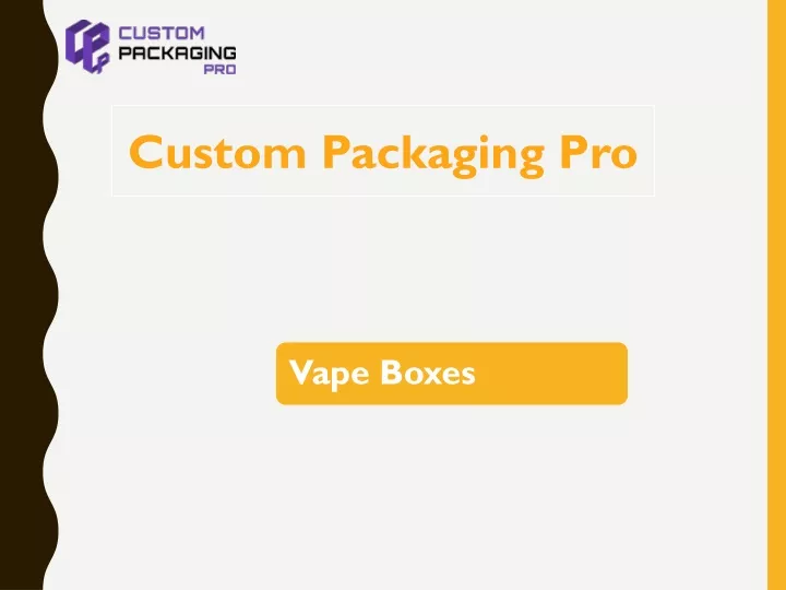 custom packaging pro