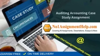 Auditing accounting case study assignment help by No1AssignmentHelp.Com