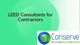 leed consultants for contractors