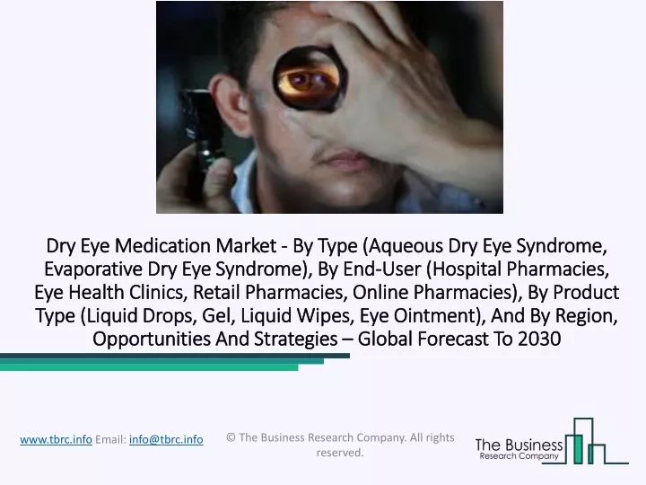dry eye medication market dry eye medication