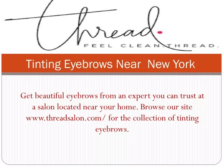 tinting eyebrows near new york