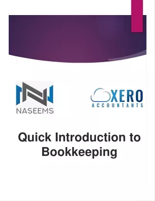 Introduction to bookkeeping