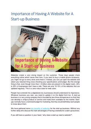 importance of having a website importance
