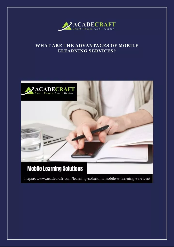 what are the advantages of mobile elearning