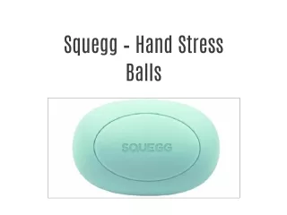 Squegg – Hand Stress Balls
