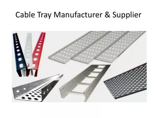Cable tray Manufacture In Delhi