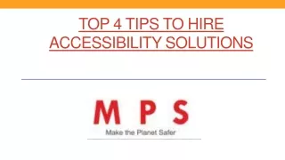 top 4 tips to hire accessibility solutions