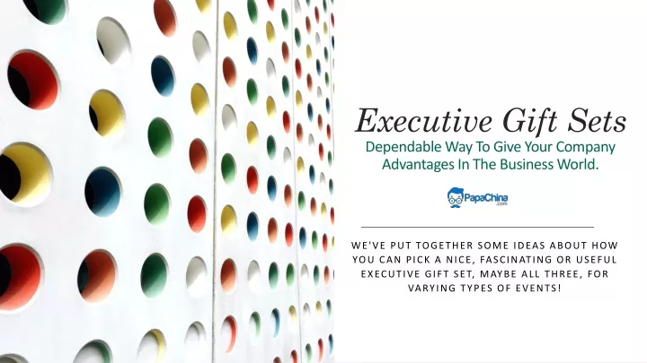executive gift sets dependable way to give your company advantages in the business world