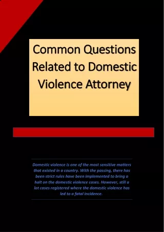 common questions common questions related