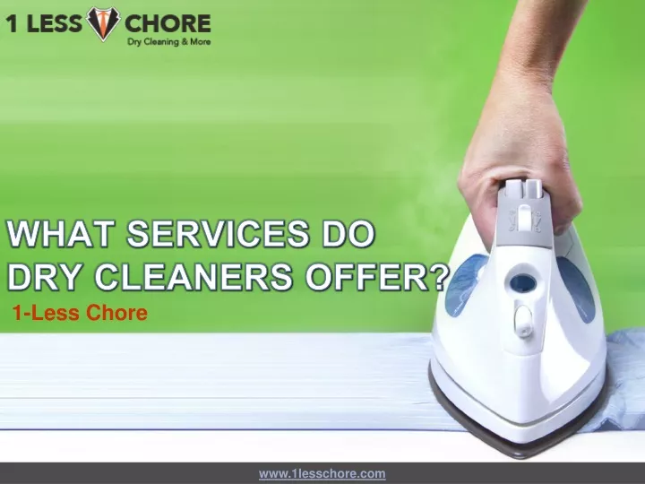 what services do dry cleaners offer