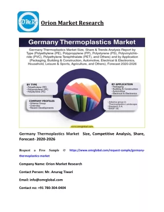 Germany Thermoplastics Market  Size, Competitive Analysis, Share, Forecast- 2020-2026