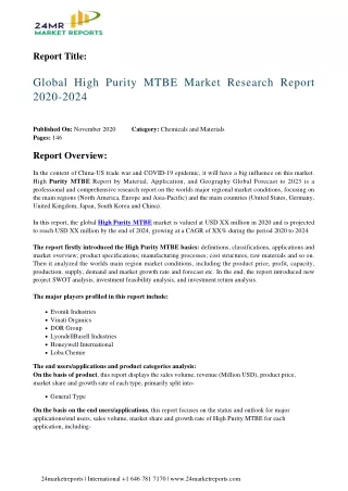 report title