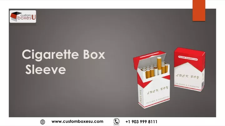 cigarette box sleeve