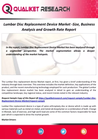 lumbar disc replacement device market size