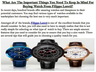 what are the important things you need to keep
