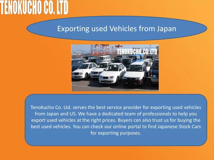 exporting used vehicles from japan