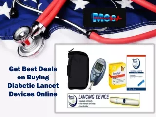 Get Best Deals on Buying Diabetic Lancet Devices Online