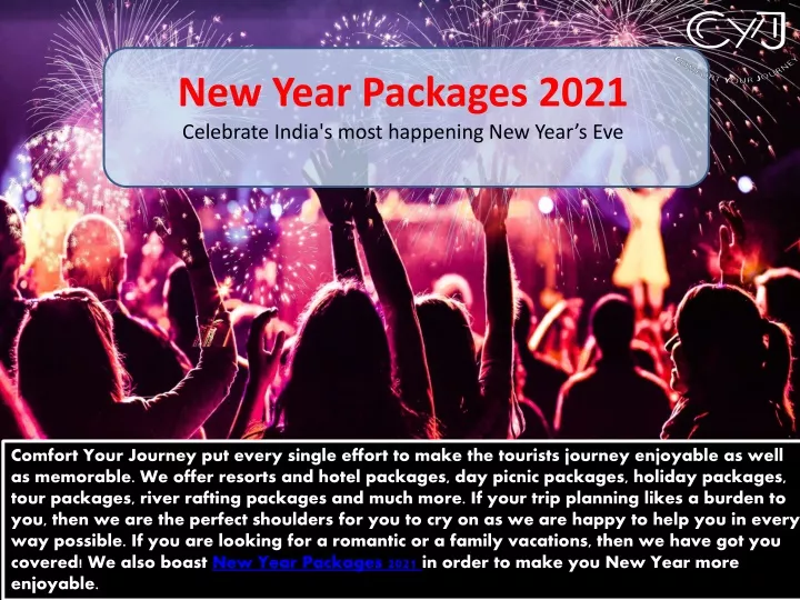 new year packages 2021 celebrate india s most