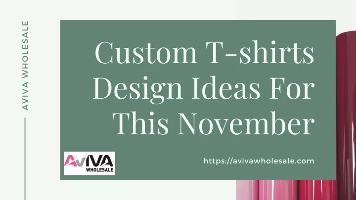 custom t shirts design ideas for this november