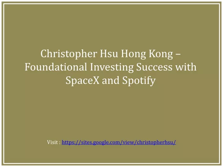christopher hsu hong kong foundational investing