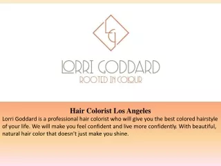 Hair Colorist Los Angeles
