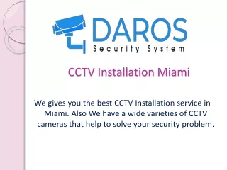 cctv installation miami