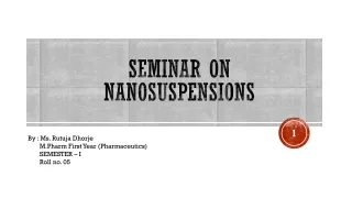Nanosuspension
