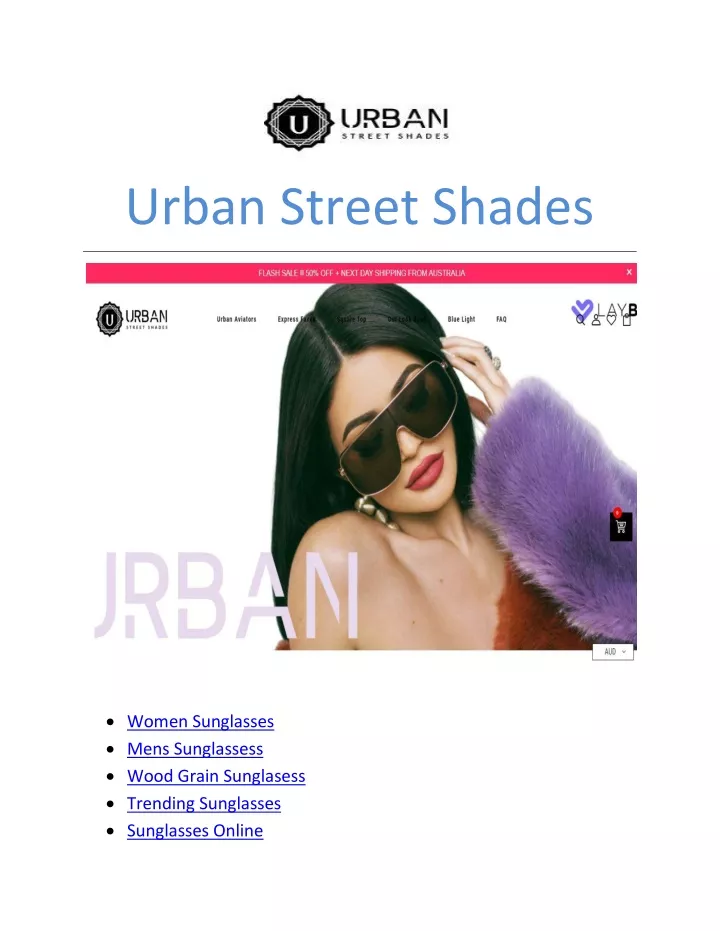 urban street shades