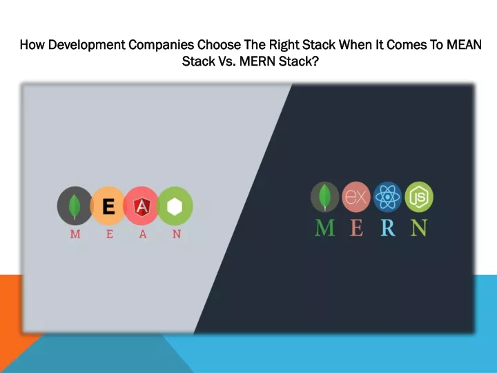 how development companies choose the right stack