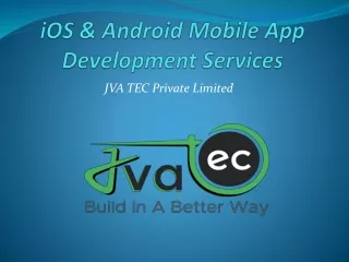 iOS & Android Mobile App Development Services