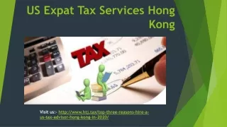 US Expat Tax Services Hong Kong