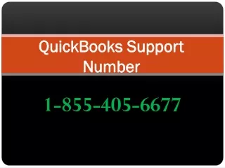 QuickBooks Support Number 1-855-405-6677