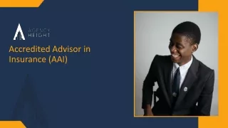 How beneficial is Accredited Advisor in Insurance?