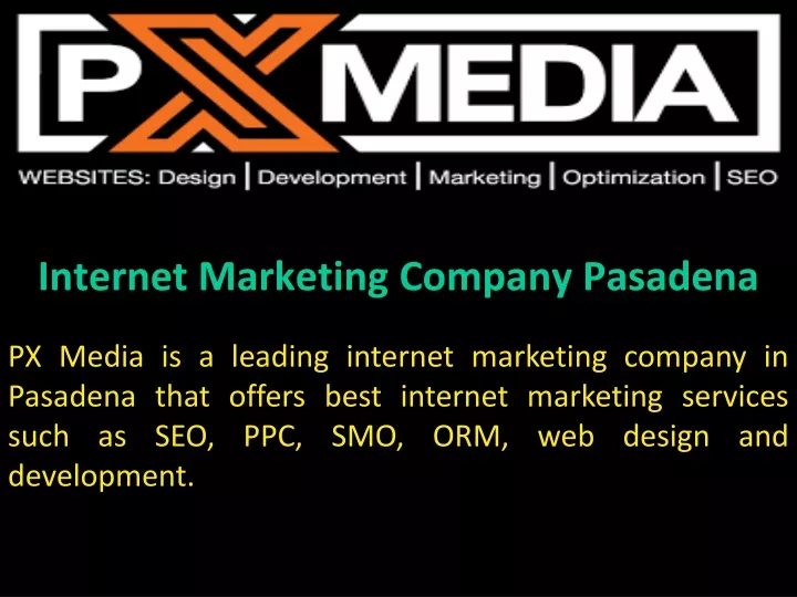 internet marketing company pasadena