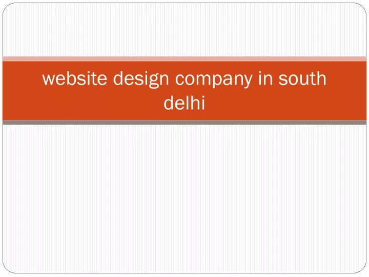 website design company in south delhi