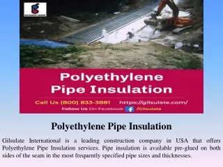 polyethylene pipe insulation