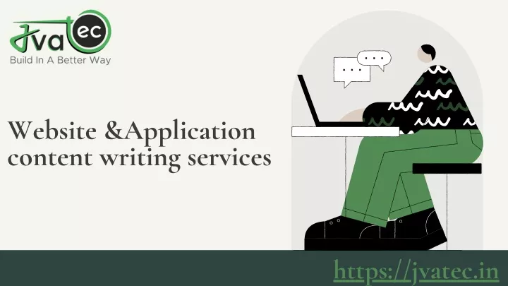 website application content writing services