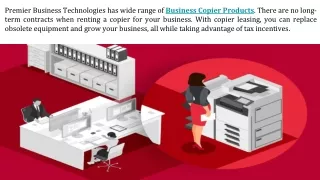 Business Copier Products