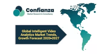 Global Intelligent Video Analytics Market Trends, Growth Forecast 2020-2027