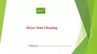 dryer vent cleaning