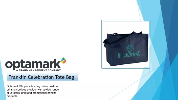 franklin celebration tote bag