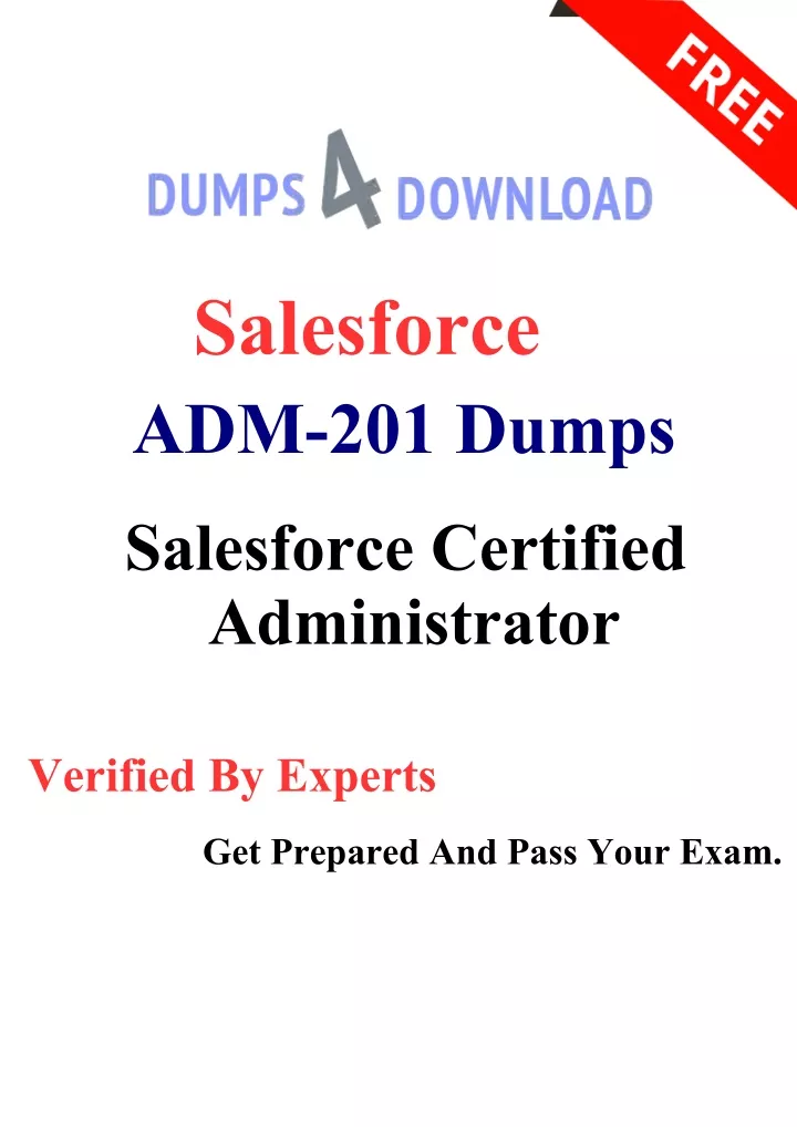 salesforce adm 201 dumps